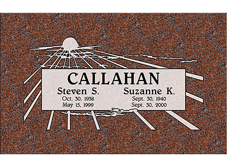 Flat Grave Markers in Bellevue